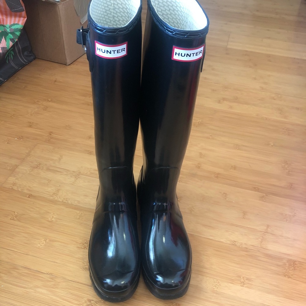 Black Hunter Tall Rainboots